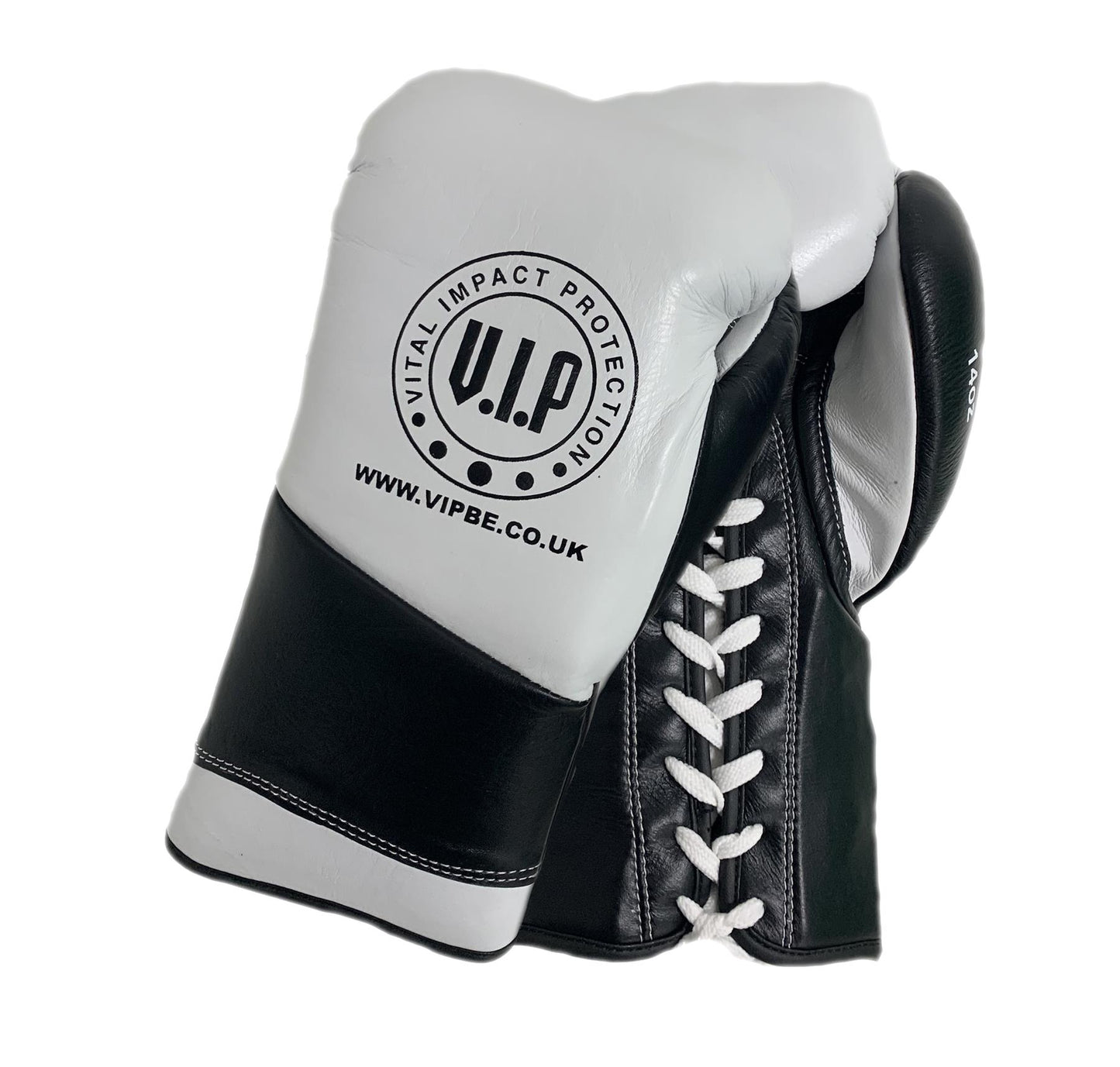 VIP Mens Athena Competition Pro Sparring Fight Grade Premium Leather Lace Up  Boxing Gloves