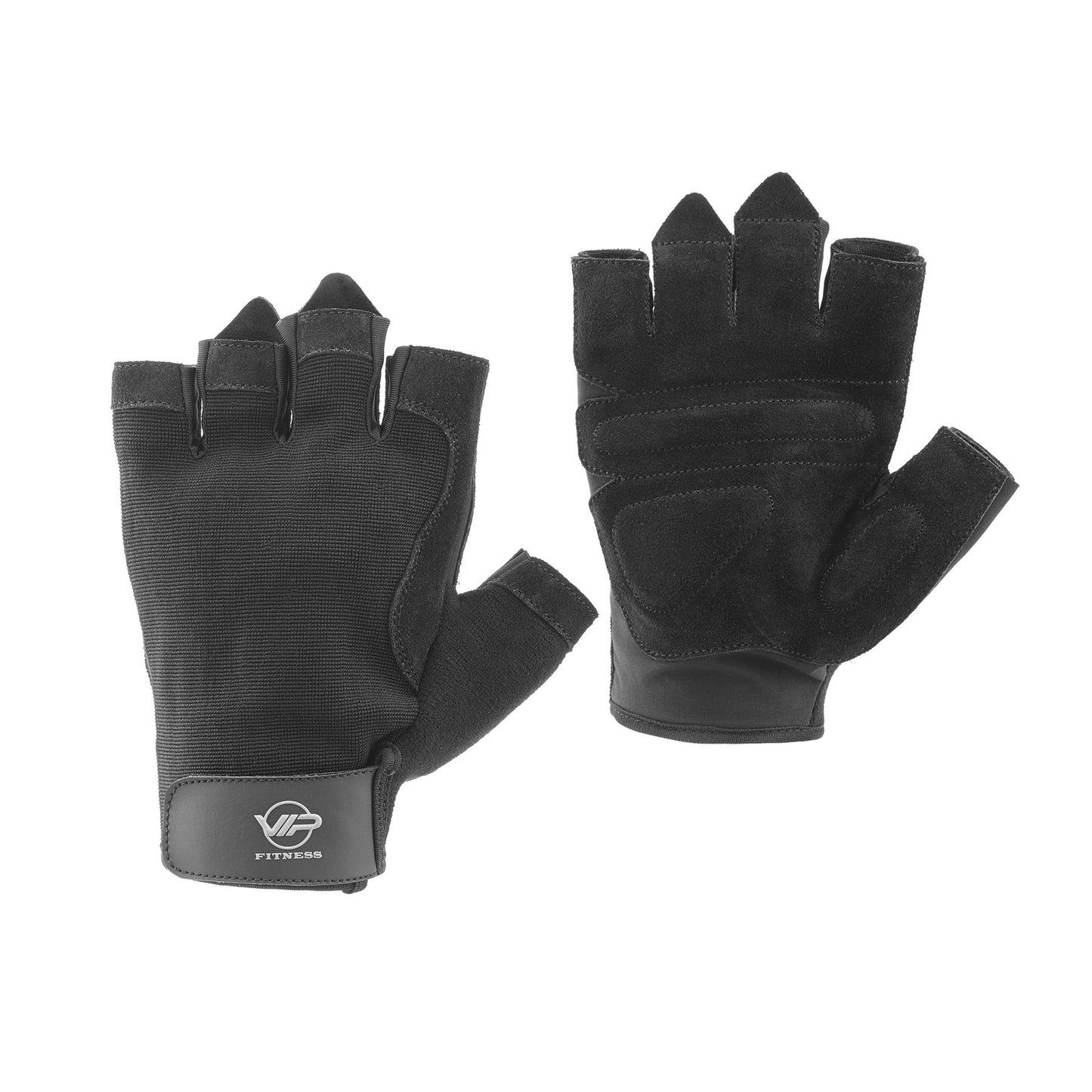 VIP Fitness Levo Leather & Neoprene Weightlifting Gloves