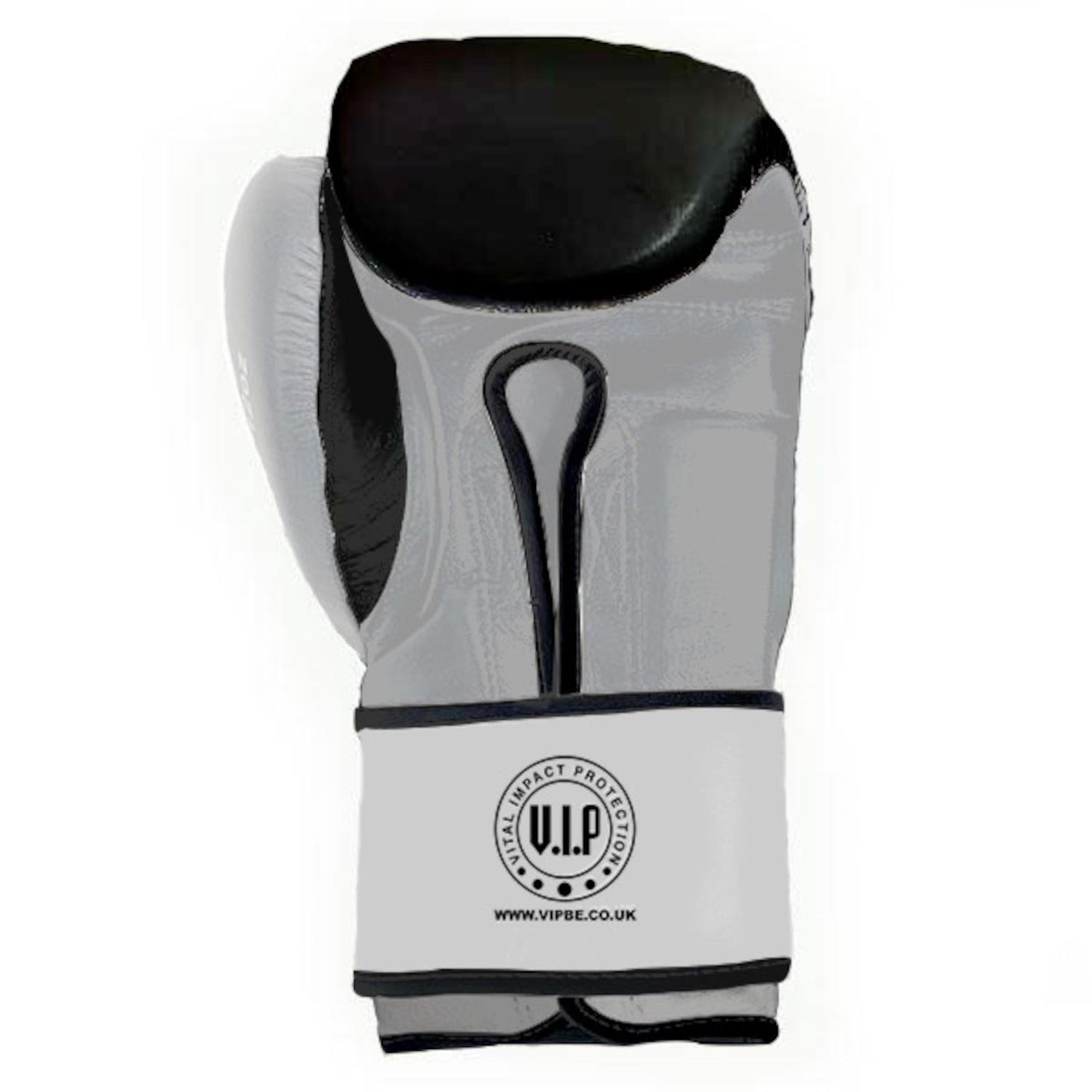 VIP Mens Pugilem Competition Sparring Fight Grade Premium Leather Hook & Loop Fastening Boxing Gloves