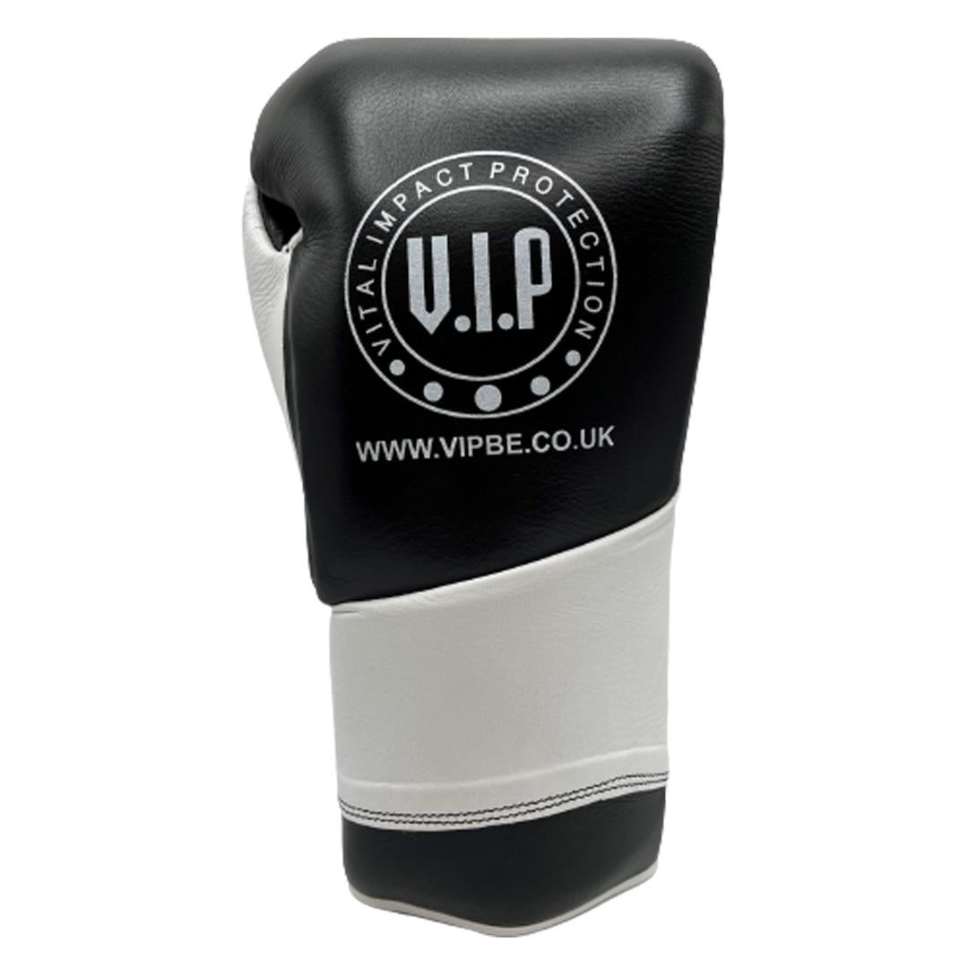 VIP Mens Athena Competition Pro Sparring Fight Grade Premium Leather Lace Up Boxing Gloves