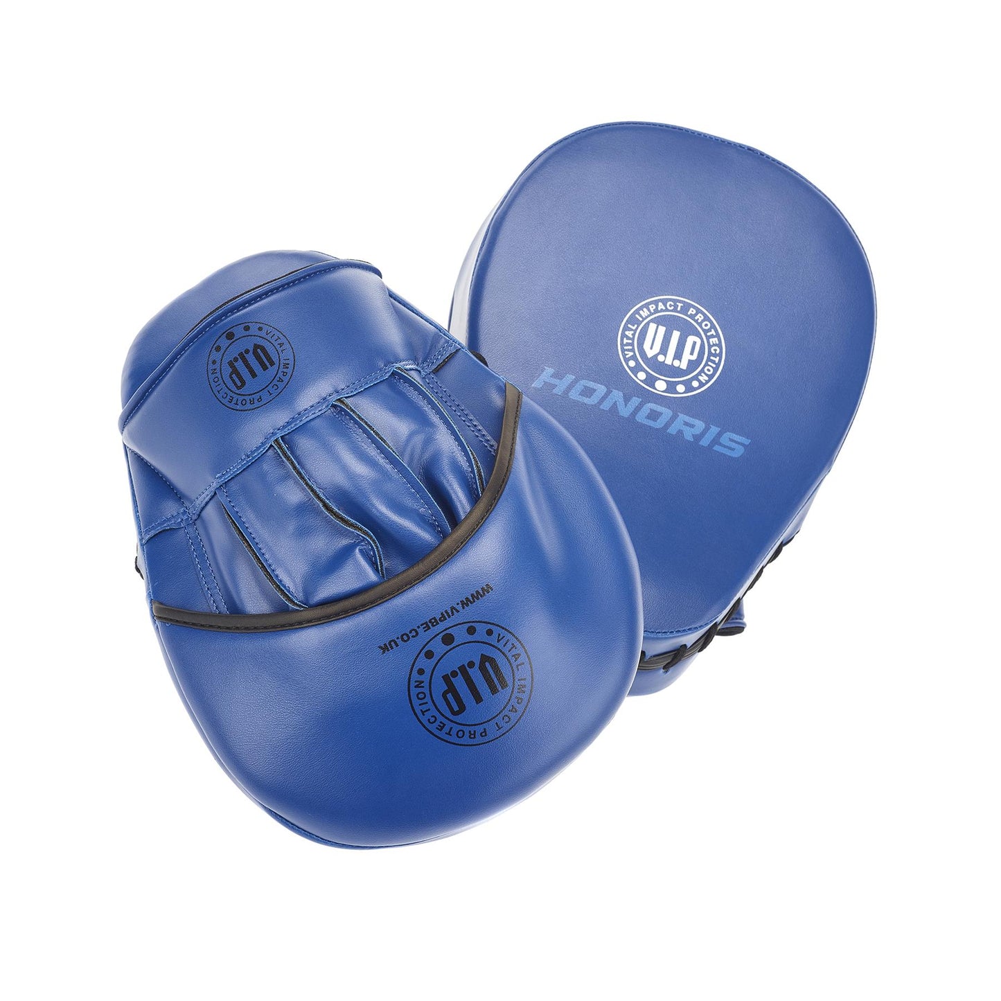 VIP Honoris 2 DX Lenta PU Hide Boxing Pads Curved Focus Mitts Training Pads With Adjustable Strap & Multi Support Layer Construction