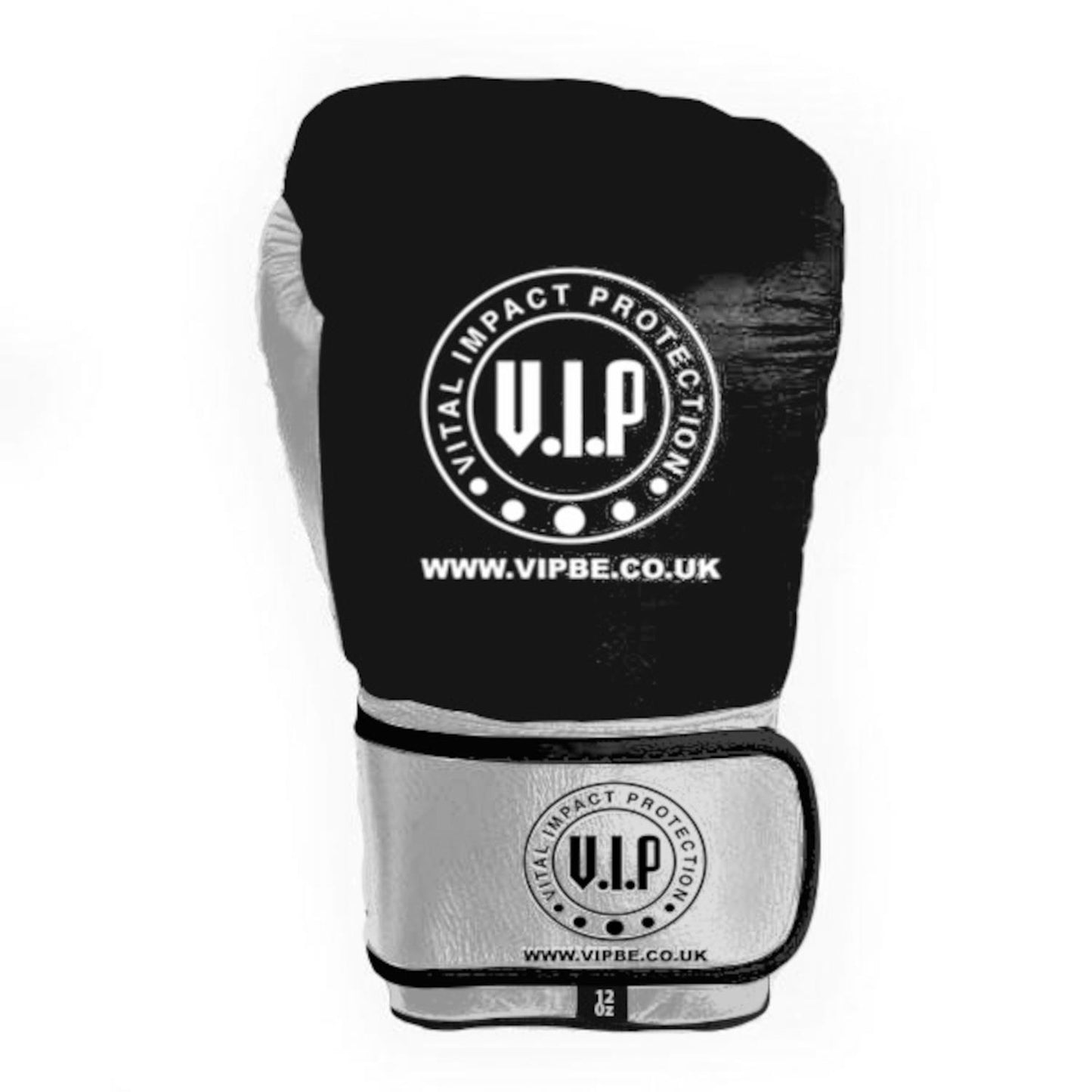 VIP Mens Pugilem Competition Sparring Fight Grade Premium Leather Hook & Loop Fastening Boxing Gloves