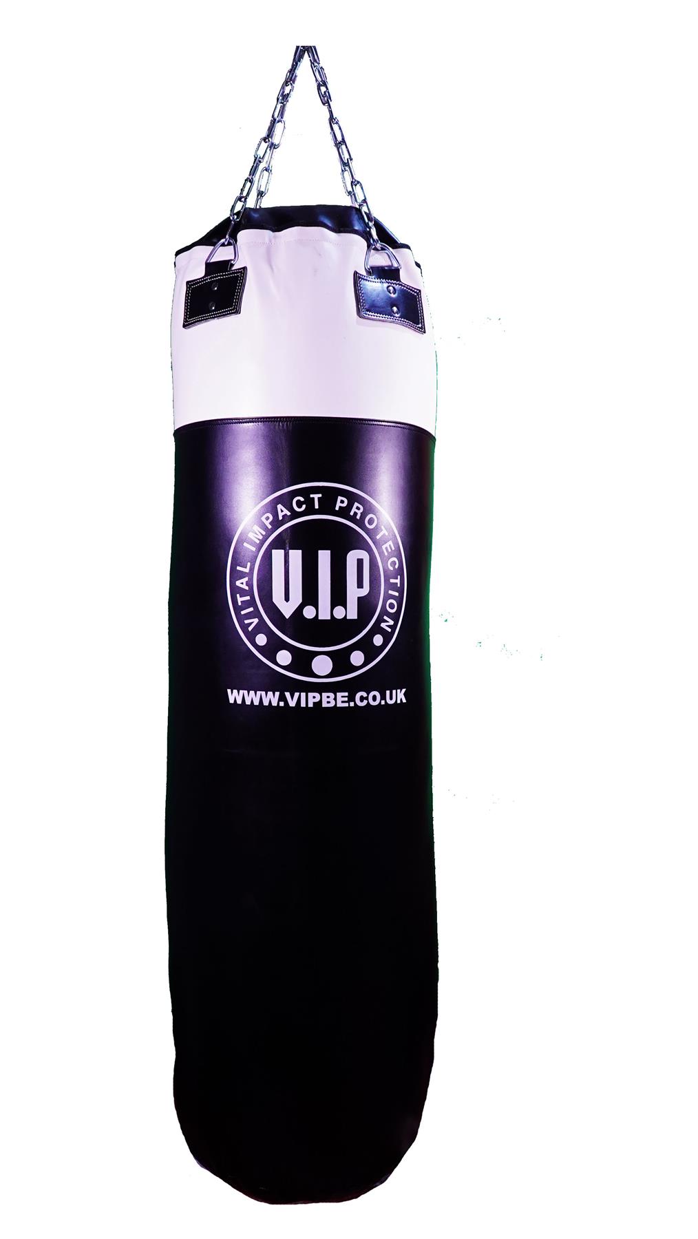 VIP Professional Gym Grade PU Lenta Hide Big Daddy Punch Bag & Chains 5 Foot