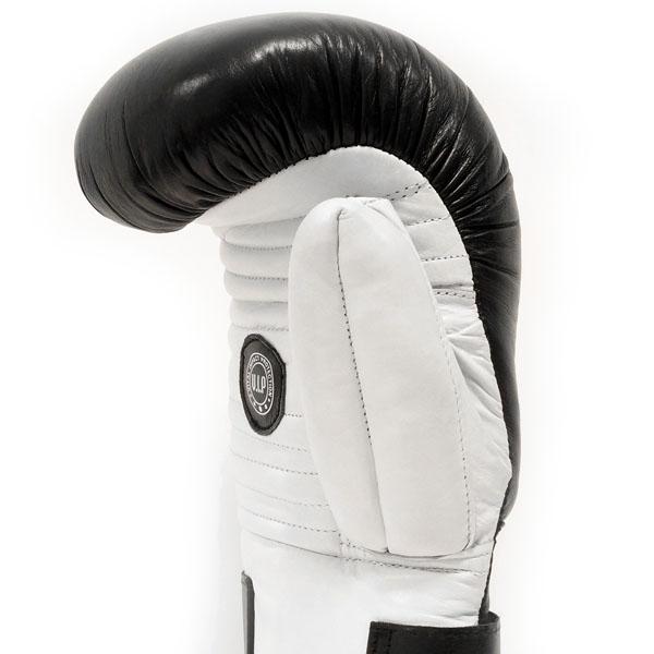 Black & White Leather Boxing Technique Gloves - VIPBE