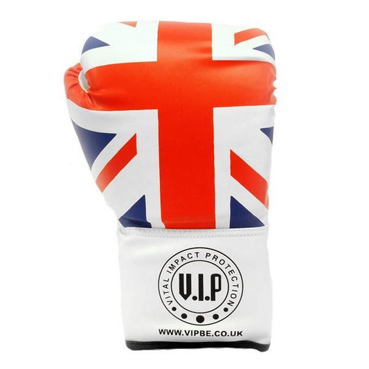 UK Flag Red, White & Blue Autograph Glove - VIPBE