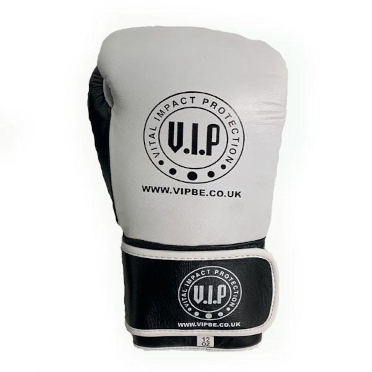 VIP Mens Pugilem Competition Sparring Fight Grade Premium Leather Hook & Loop Fastening Boxing Gloves