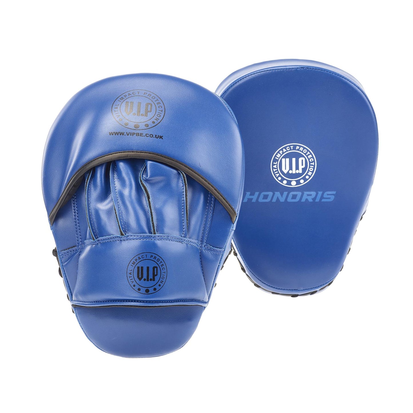 VIP Honoris 2 DX Lenta PU Hide Boxing Pads Curved Focus Mitts Training Pads With Adjustable Strap & Multi Support Layer Construction