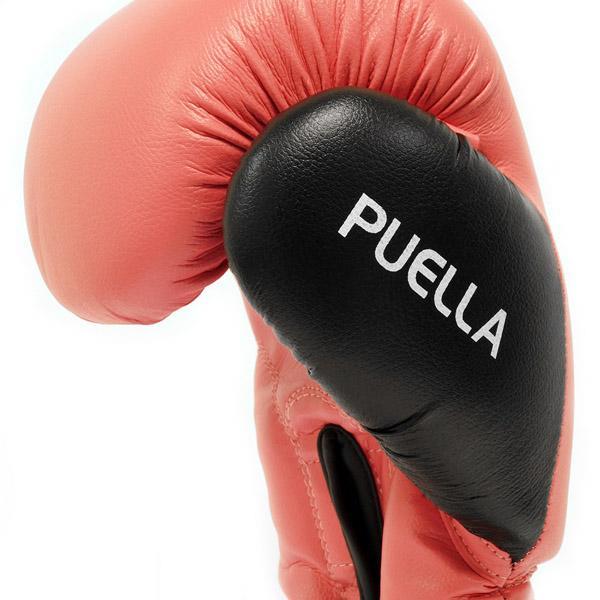 VIP Womens Pink Puella Training Sparring DX Lenta PU Hide Multi Layer Construction Boxing Gloves