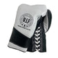 VIP Mens Athena Competition Pro Sparring Fight Grade Premium Leather Lace Up  Boxing Gloves