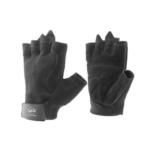 VIP Fitness Levo Leather & Neoprene Weightlifting Gloves