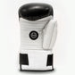 Black & White Leather Boxing Technique Gloves - VIPBE