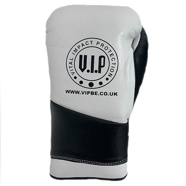 VIP Mens Athena Competition Pro Sparring Fight Grade Premium Leather Lace Up  Boxing Gloves