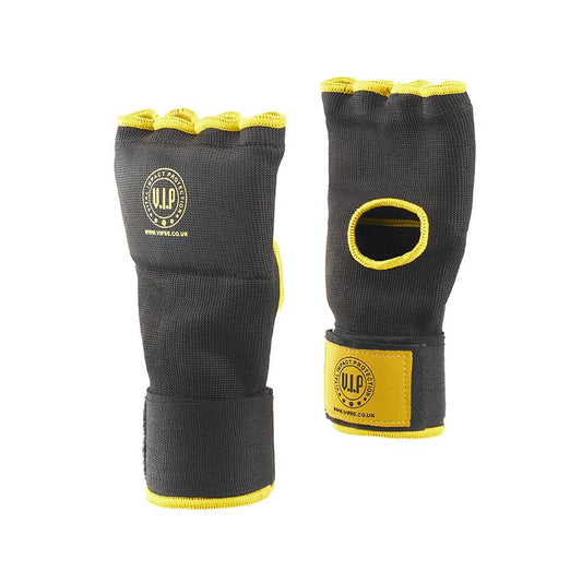 VIP Codex Carbon Fibre & Shock Gel MMA Boxing Hand Wraps Inner Gel Gloves With 75cm Long Wrist Straps