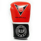 Potentia Red Leather Velcro Boxing Sparring Gloves - VIPBE